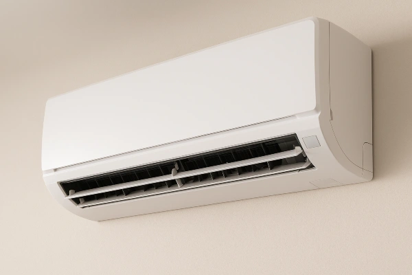 a mini split AC unit mounted on the wall from Round Rock Air Conditioning Repair in Round Rock, TX - Thermostat installation